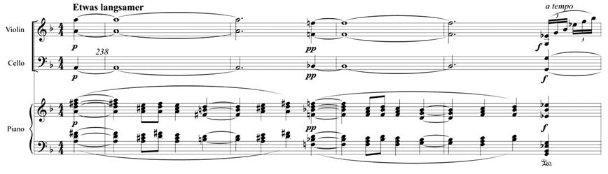Schumann, Piano Trio Op. 63, first movement, mm.