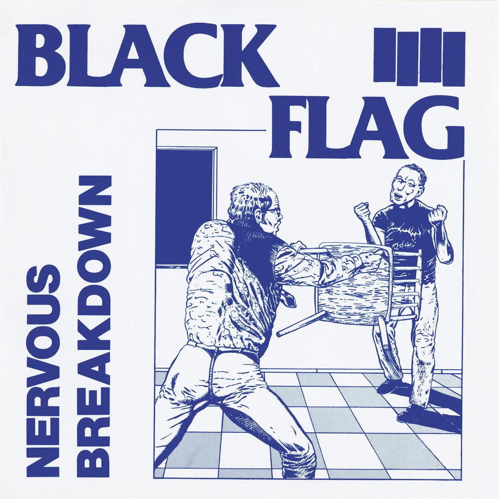 Nervous Breakdown(Black Flag), 1980 Cover art by Raymond Pettibon Pettibon