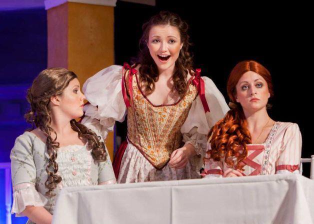 for your consideration Rebecca Heath (center) in Opera in the Heights production of Mozart's Così fan tutte (Photo: Craig H. Hartley/For the Chronicle) Copyright: Craig H.