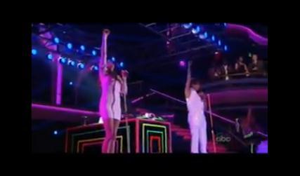 Icona Pop performing I Love It on Dancing