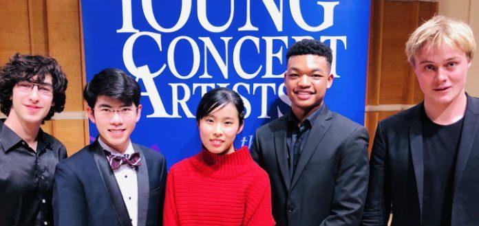 CLASSICAL MUSIC NEWS BREAKING 5 1st Prizes Awarded at NY Young Concert Artists International Auditions 5 1st prizes have just minutes ago been awarded at the 2018 Young Concert Artists International