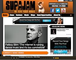 SupaJam - Who We Are Established in 2008 - SupaJam is the fastest growing music media network in the UK. SupaJam s editorial team write daily music news, reviews and blogs.