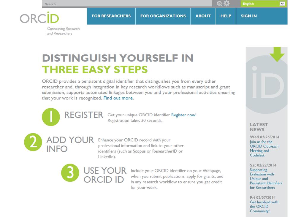 ORCID (Open Researcher and