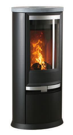 DESIGN STOVES Oura 100 on a pedestal without side windows 2.310,00 Oura 100 on a pedestal without side windows and soapstone top 2.