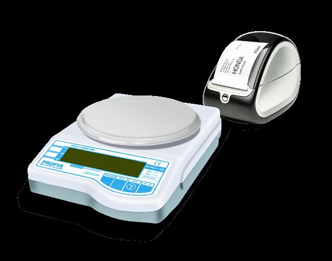 The scale precision The benefits of the scales: interacts with the software allows simple formula preparation automatically corrects amounts when ingredients are over-poured allows