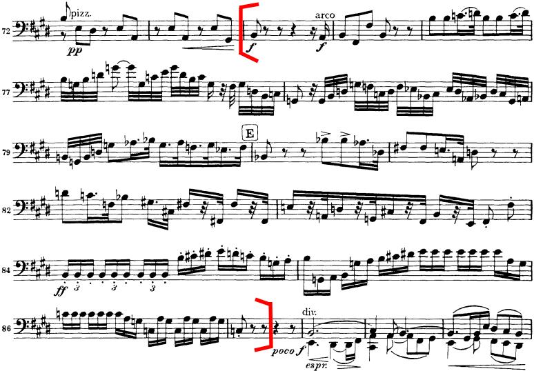 Set 3 Cello Page 3 of 4 Symphony No. 4 in E minor, Op. 98 Johannes Brahms Mvt. 2. Andante Moderato.