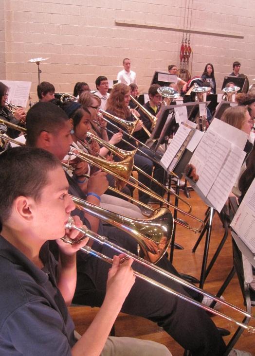 The band program at Sandusky High School offers its members a wide variety of groups in which to perform.