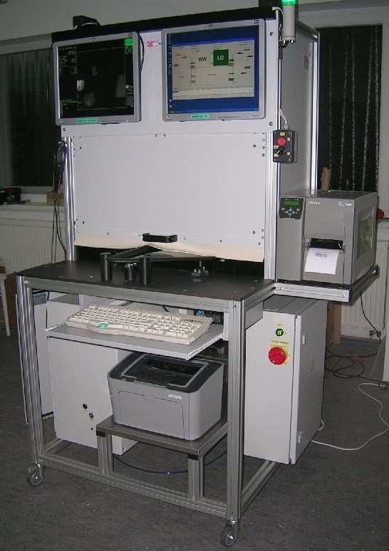 Project: Testing Device for Side Glass Year: 2009 Device is inspecting glass color,