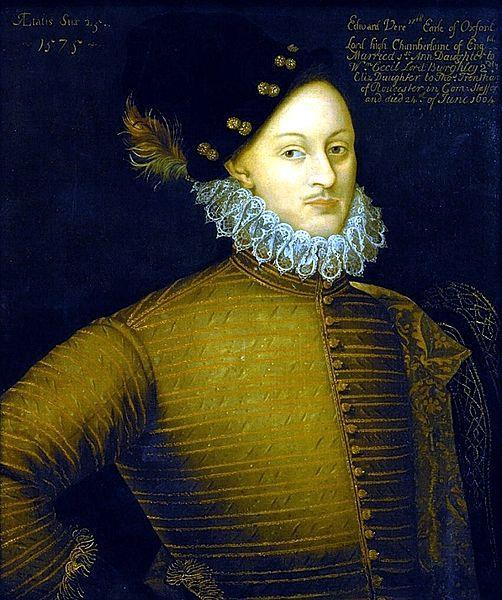 Candidate Three Who: Edward de Vere, 17 th Earl of Oxford; aristocrat, poet, and murderer Edward de Vere, 17 th Earl of Oxford (1550-1604) The evidence : 1) He wrote poems and some plays.
