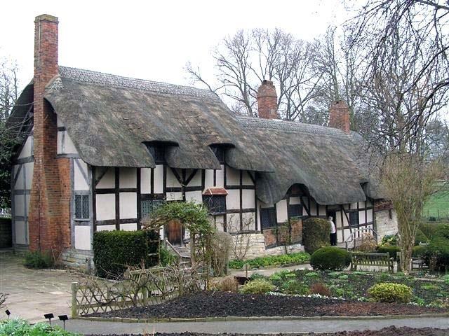 at age 18 William Shakespeare married Anne Hathaway (1582) she was 26 at the time and several months pregnant the Hathaway Cottage (where Anne Hathaway was raised) their