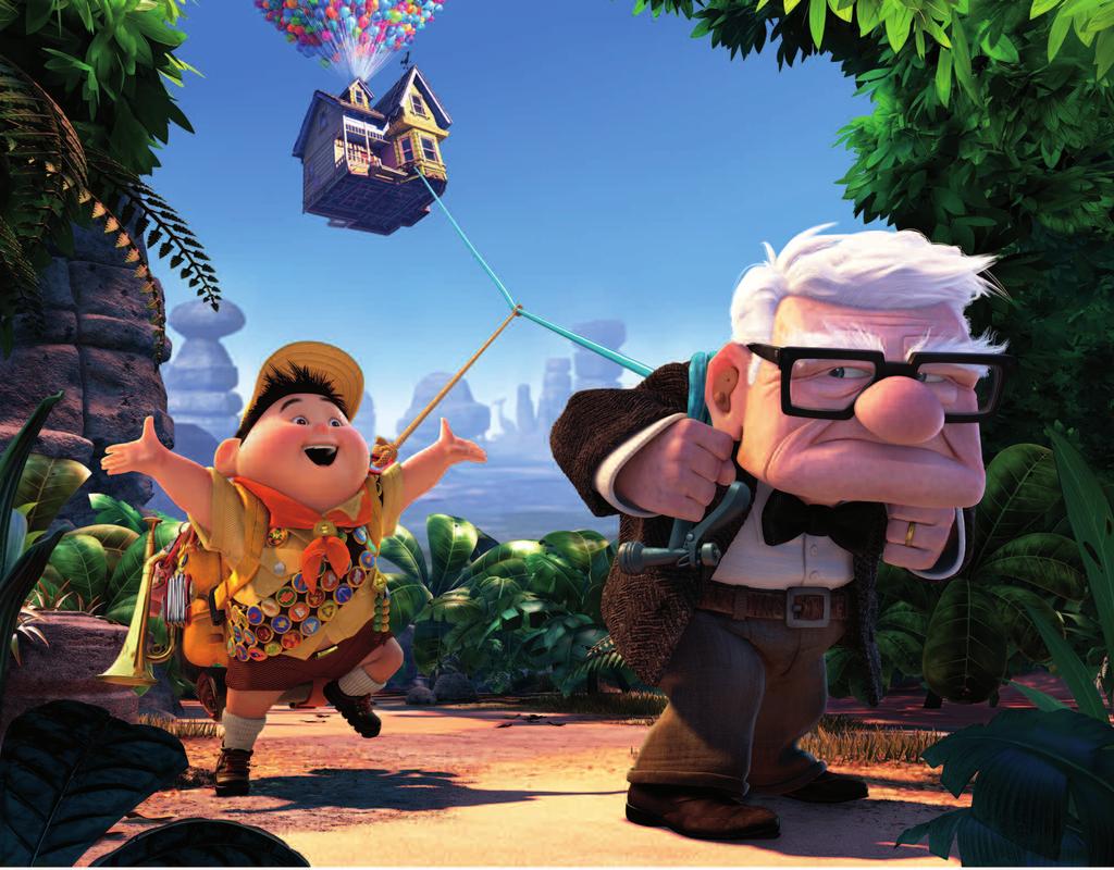 Up Study Notes Directed by: Pete Docter Certificate: U Running time: 96 mins Synopsis By tying thousands of balloons to his home, 78-year-old Carl Fredricksen sets out to fulfill his lifelong dream
