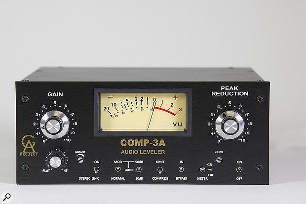 The front panel is rather busier than Universal Audio s LA-3A reissue, as Golden Age felt that various functions on the rear would be more conveniently located here.