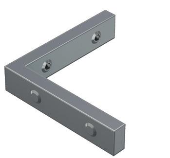 01 Aluminium for frames with single sided tension
