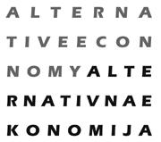 Alternative Economy / Alternativna Ekonomija catalogue / katalog The Conceptual Art Centre Bukovje Collection: Zbirka Conceptual Art Centra Bukovje: Alternative Economy / Alternativna Ekonomija