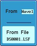 SAVE/RECALL Utility Language: English Print key: Save Ink Saver: Off Save Recall Image file format: Bmp Data file format: LSF Recall Waveform Panel Operation 1.