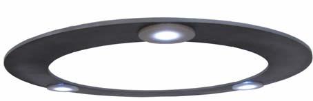 Application example: 3 OSTAR with 4 chips (LE W E2B) used Aluminum ring with 54 mm in diameter and 4 mm thickness Diameter of the luminaire: 39 cm Brightness of the luminaire: appr.
