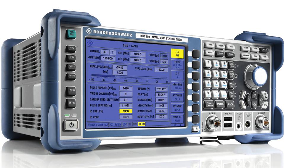 R&S EDST300 TACAN/DME Station Tester Maintenance checks and signal-in-space