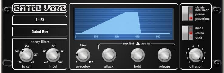 Gated Verb ADT Doubler An accurate emulation of the classic 80 s Gated Reverb plus two other variants called Panned and Powerbox.