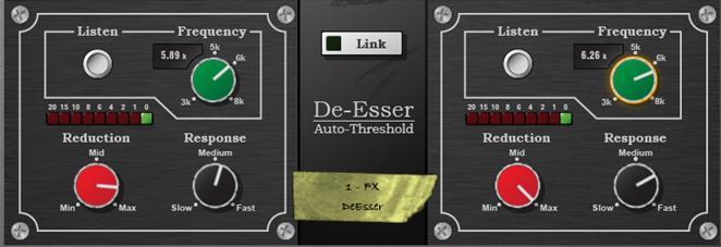 De-Esser Rotator Based on the flagship ilive FX engine, the De-Esser emulates the classic Auto-Threshold circuit commonly found on high end hardware units.
