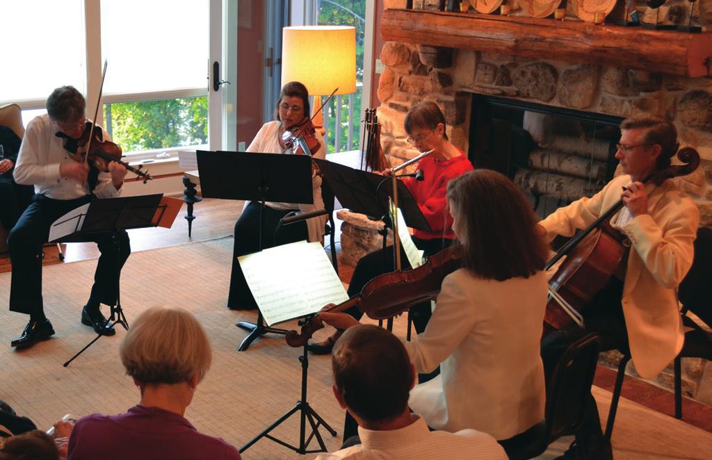 Home Concerts Enhance your chamber music experience the way classic composers originally intended in the intimate setting of someone s home.