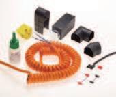 ACCESSORIES Accessory overview Terminating plug connectors with resistor Flexible wire jumpers Connecting cables with plug connector End caps with circumferential edge Spiral cables Corner connectors