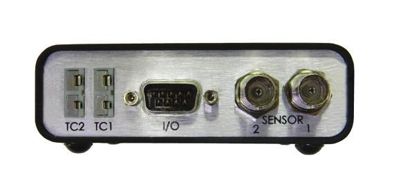 BNC Sensor Inputs Connects to sensor head via external oscillator.