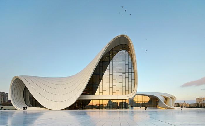 SECTION 2-DESIGN STUDIES (continued) Heydar Aliyev Centre by female architect Zaha hadid. This building is a college hosting different cultural programmes.