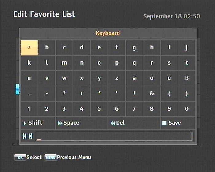 63 How to use on-screen keyboard 65 63 How to use on-screen keyboard You can move the highlight key horizontally with the and buttons and vertically with the and buttons Pressing the OK button on a