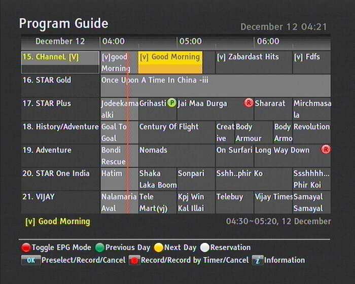 72 Recording and Playback 713 Scheduling recordings using the programme guide If the electronic programme guide is properly provided, you can make timer events on it The instructions on how to make