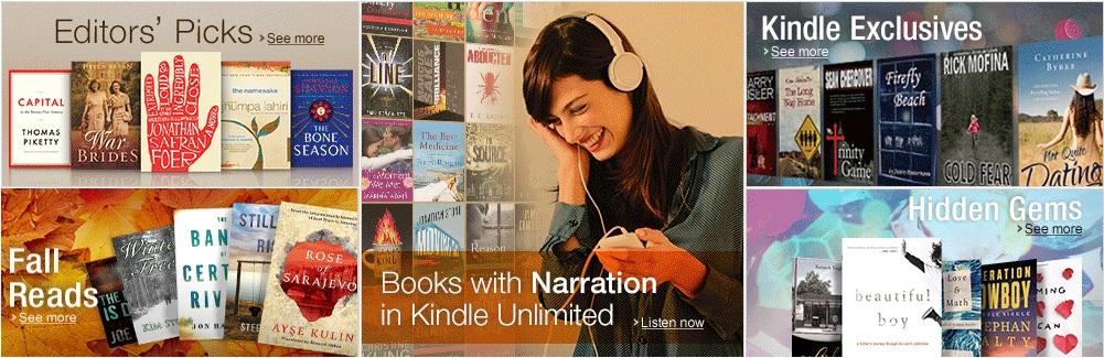 Only for KDP Select authors Unlimited reading and listening on any device Over 700,000 books