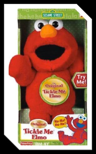 Example #1: Tickle Me Elmo Squeeze Initial