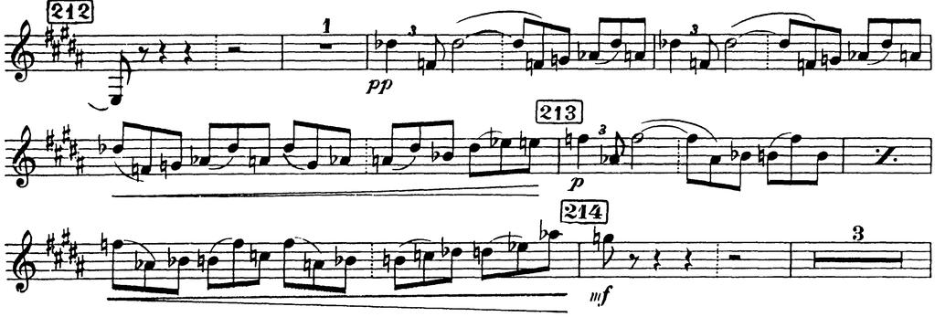 Bass Clarinet Excerpts Hindemith Symphonic Metamorphosis (Mvt.