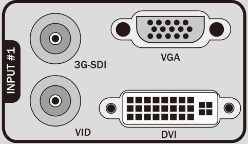 It can receive a 4-channel video at the same time, and each channel can receive VGA signal, DVI signal, HDMI signal (DVI terminal), VID (CVBS) and SDI signal.