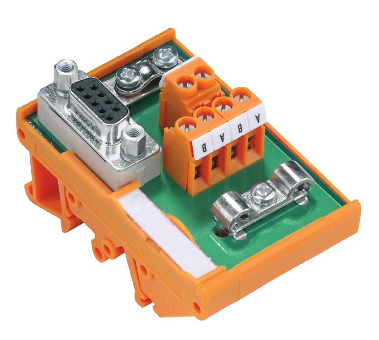 Profibus-DP IP20 T-Piece PROFIU DP IP20 T-Piece This interface unit for PROFIU-DP provides users with a convenient connection in the control cabinet.