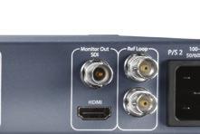 You can connect directly or via a network device such as a switch, hub, bridge, etc. The FS-HDR automatically senses and adjusts to either a straight-through or crossover cable.