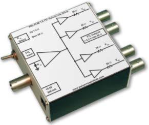 5GHz 0dBm Battery PULSE GENERATOR GFT400 Input Power pulse (50Ω load) GFT632 >2V 1µs 32-70V +12V GFT400 >2V 500ps (FWHM) 2V +12V SUB-NS PULSE STRETCHER Input pulse/ Frequency s Power GFT300 100mV to