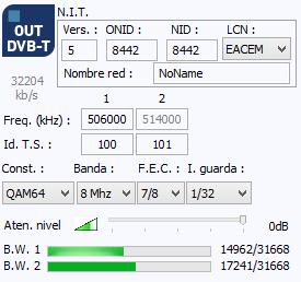 NID: network identifier LCN: selection of the LCN type (EACEM for Europe, ITC for the United Kingdom.