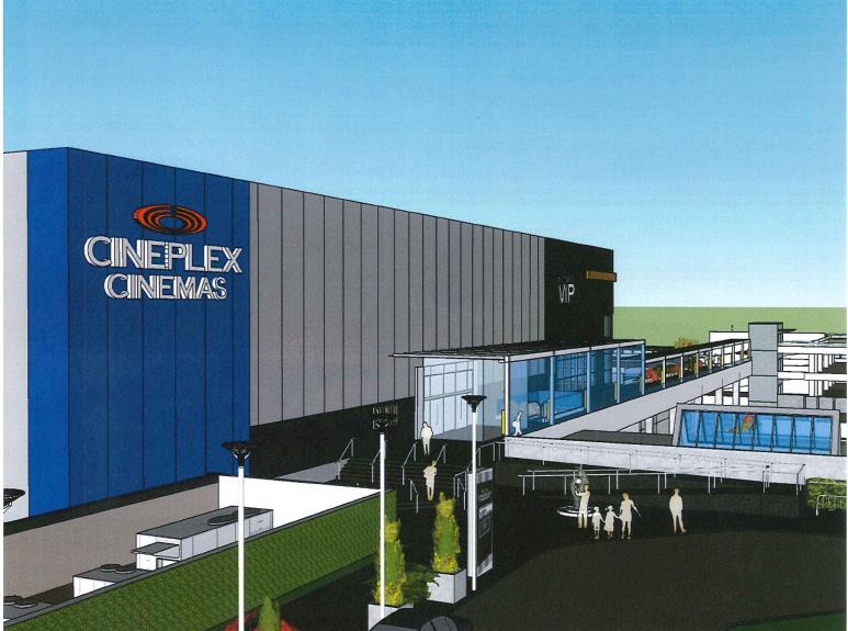 PROJECT DESCRIPTION Larco is developing Cineplex Cinemas, a 44,000 square foot facility located on Squamish Nation Lands, situated on the south side of Park Royal Shopping Center at Marine Drive and