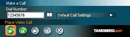 General Use 3.5.1 Place Video Call In the Make a Call menu enter the Dial Number either: 1. Manually, or 2.