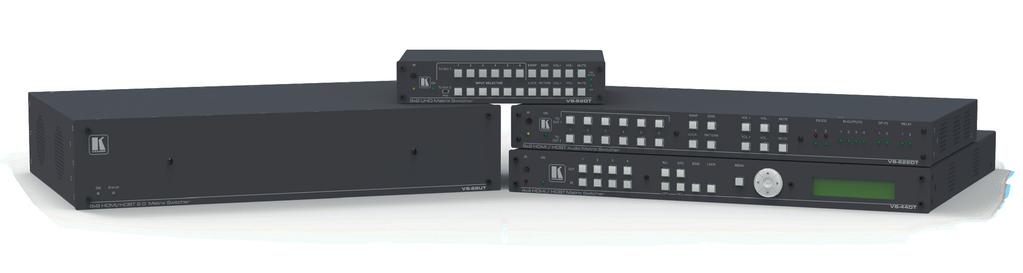4K HDMI/HDBASET MATRIX SWITCHERS Kramer 4K HDMI/HDBaseT matrix switchers offer complete AV solutions for switching, distribution, distance, and control in one multi-purpose package that unclutters