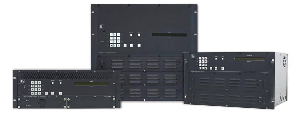 MODULAR MATRIX SWITCHERS Whatever the size, environment or complexity of your installation, Kramer modular matrix switchers offer optimal customization for all your AV needs and a complete end-to-end