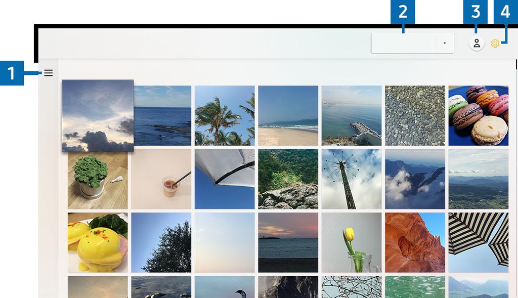Using the Gallery App View photos and videos synchronized with the Samsung Cloud.