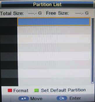 Feature - PVR/Timeshift Picture Sound Channel Partition Select Pause TV Buffer Timer Record List Recorder Start