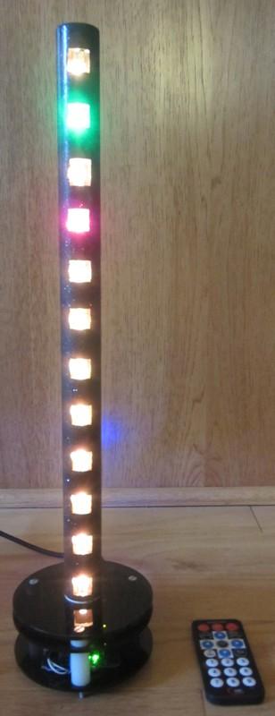 Photo One LED Clock in Operation As you can see the LEDs