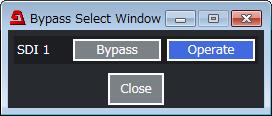 5-1-8. Output Select Selecting Output Select in the Video Block diagram opens the following menu screen.