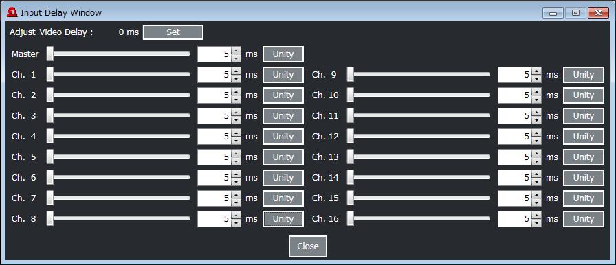 Demultiplexer Clock Auto Auto Sync SDI Audio Clock Selects the audio de-embedding method for HD-SDI input.