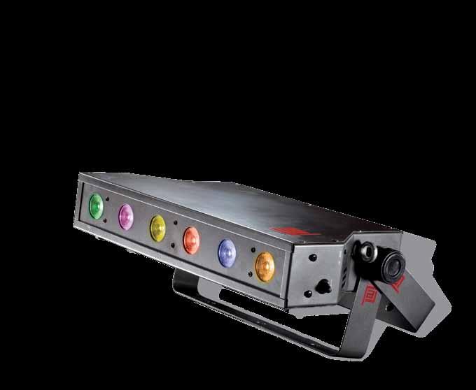 1E700999 420 - RGBW LED bar designed for temporary installation and event - No cable required - Average 14 Hours autonomy - Individual led pixel control - High capacity and long life Lithium