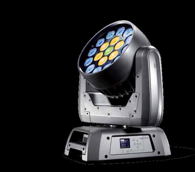 1e200399 403 234 502 - Powerful RGBW LED based wash zoom moving head - Effect engine for individual led ring control - Designed for medium/long distance installation - As bright as majority of the