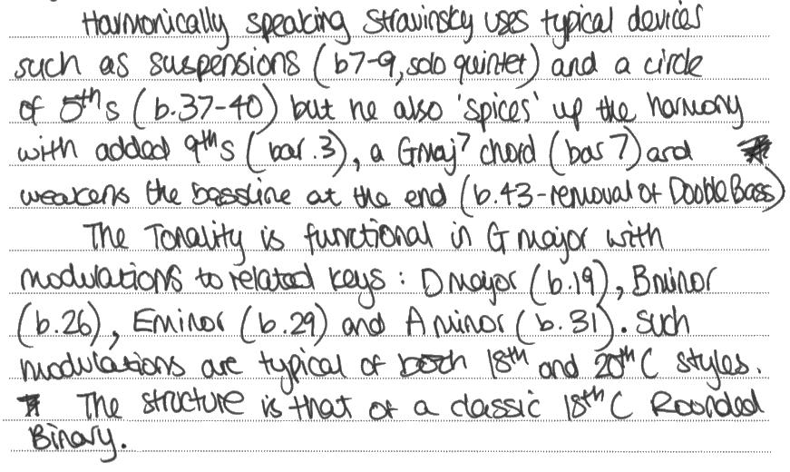 Examiner Comments This response achieved full marks of 13/13, made up with 11 illustrated and 2 basic marks.