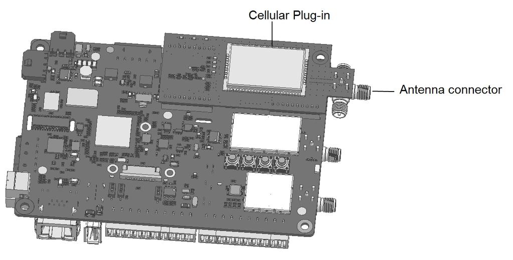 To Install the Plug-in in the inverter: 1. Locate the Plug-in in its place on the communication board, as shown in Figure 4.